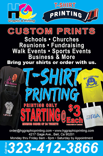 Graphic Designer «HG Graphic & Printing», reviews and photos, 6060 Otis Ave, Huntington Park, CA 90255, USA