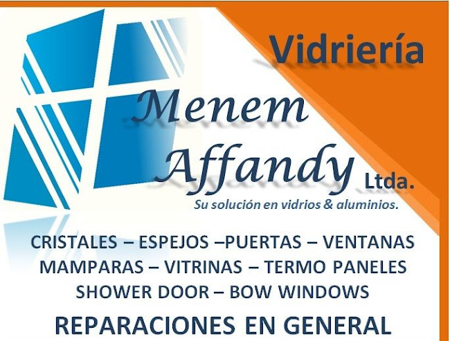 Opiniones de Vidrieria Menem Affandy Ltda. en San Vicente - Tienda de ventanas
