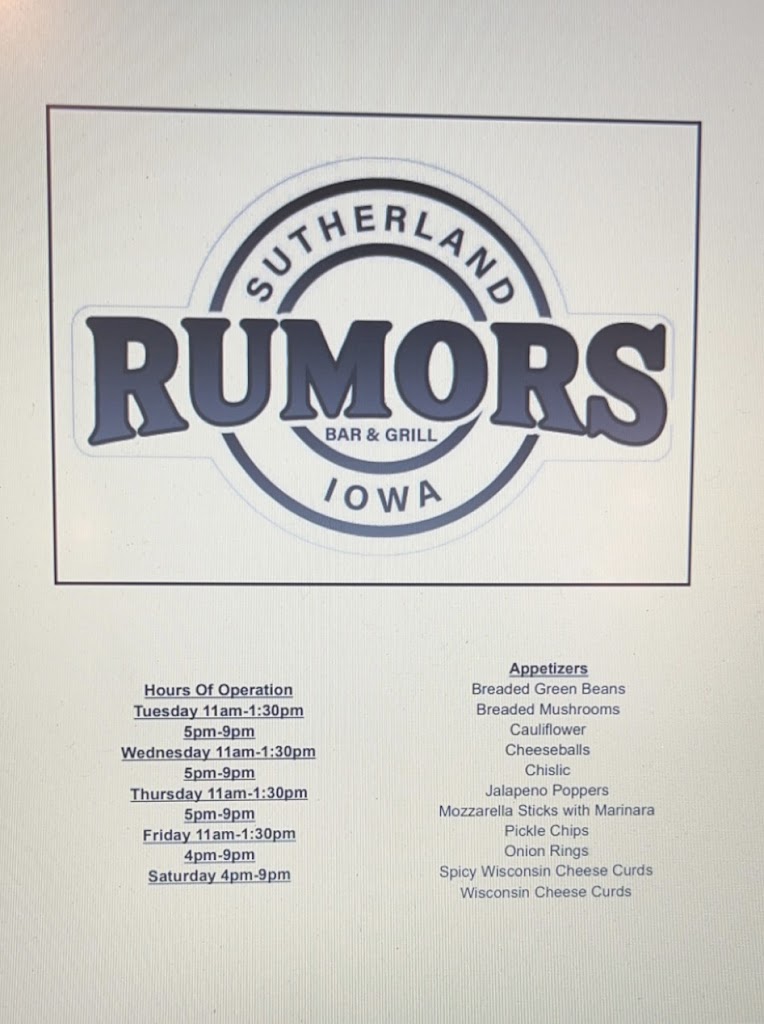 Rumors on Main - Bar & Grill 51058