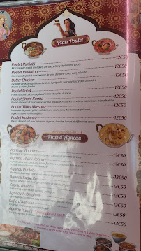 Jardin de Kashmir Angoulême à Angoulême menu