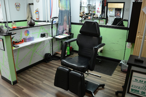 Explore interstellar tattoo ideas, creative tattoo ideas in Bradley, available at Rogers Tattooing & Body Piercing