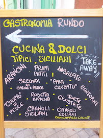 Menu / carte de Gastronomia Rundo à Santa Marina Salina