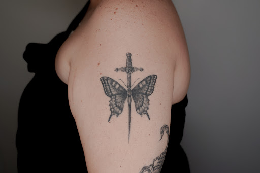 Explore wildflower tattoo ideas, creative tattoo ideas in New York, available at UPLIFT TATTOO & PIERCING NYC