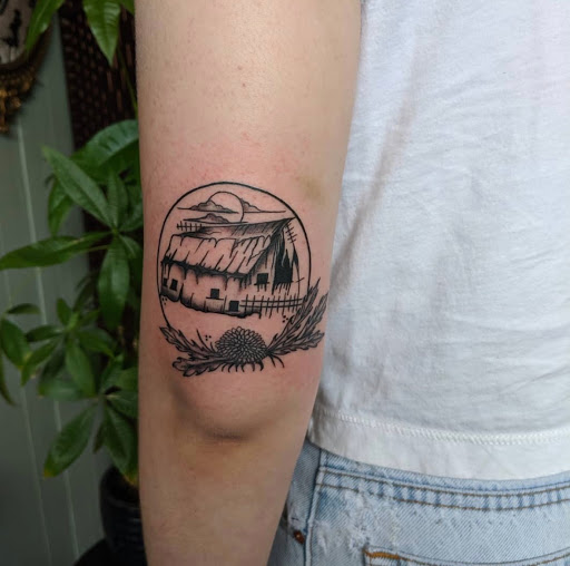 Explore tattoo ideas for covering up name, creative tattoo ideas in Lawrence, available at Standard Electric Tattooing