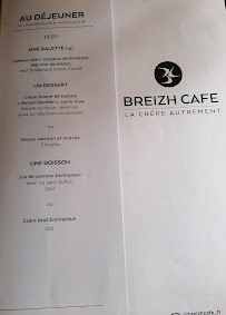 Breizh Café Abbesses | La Crêpe Autrement à Paris menu