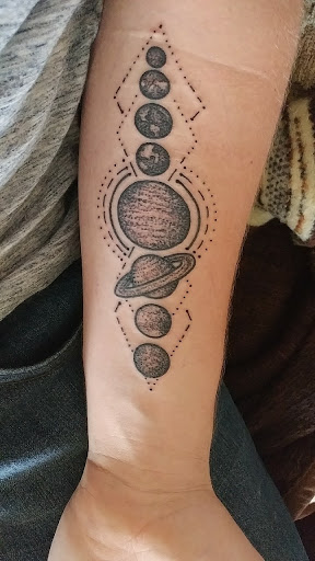 Explore filigree tattoo ideas, creative tattoo ideas in Newark, available at Rising Tide Tattoo Studio