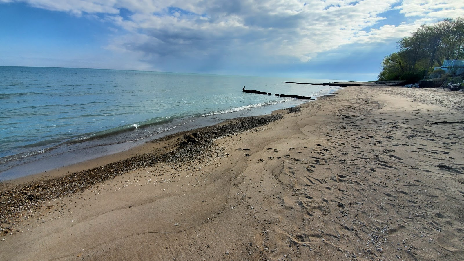 Murphy Road Beach的照片 带有米色沙子表面