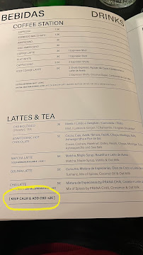 Restaurant diététique NOLA KITCHEN à Porto (la carte)