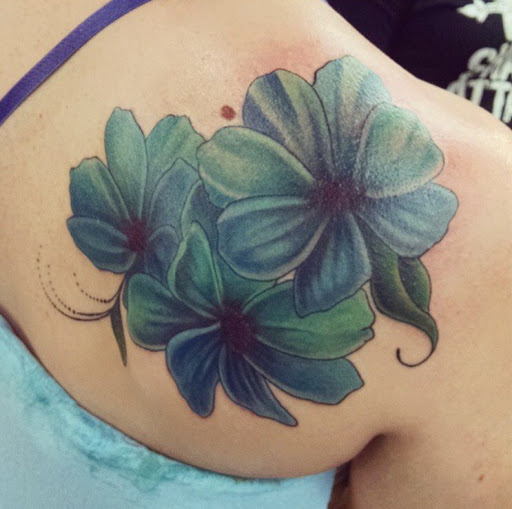 Explore fly fishing tattoo ideas, creative tattoo ideas in San Diego, available at Sideshow Tattoo and Piercing