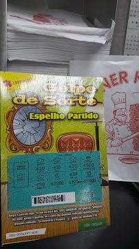 Menu du Roulote Brito à Carvalhosa