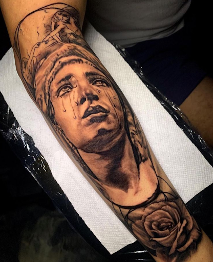 Explore tattoo ideas sleeve girl, creative tattoo ideas in Wichita Falls, available at Firme Copias Tattoo shop