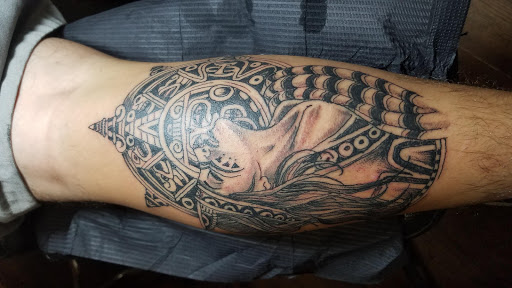 Explore basketball tattoo ideas, creative tattoo ideas in Fort Mohave, available at RedRum Tattoo & Body Piercing Co.