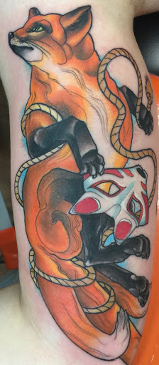 Explore tattoo ideas for men arm sleeve, creative tattoo ideas in Batavia, available at A Thin Line Tattoo