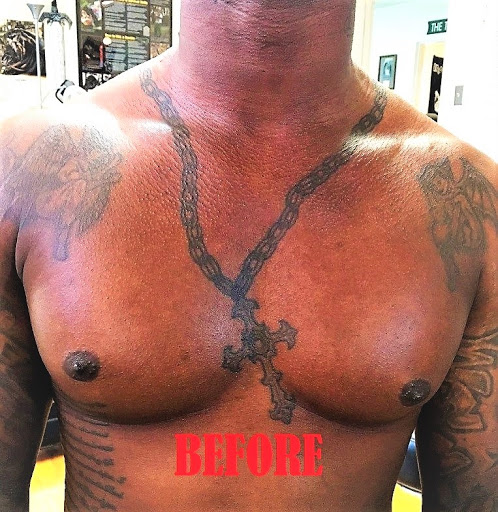 Explore astarion tattoo ideas, creative tattoo ideas in Raleigh, available at Conspiracy Ink Tattoos