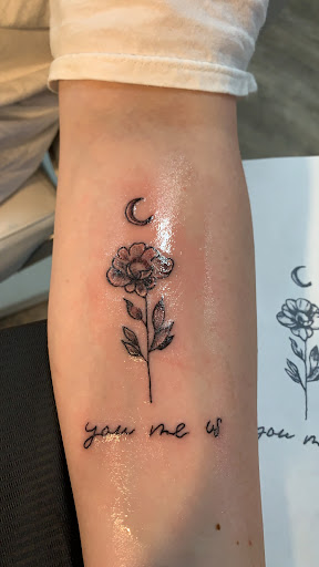 Explore cake tattoo ideas, creative tattoo ideas in Bloomsburg, available at Tuccis Tattoo & Piercings Studio