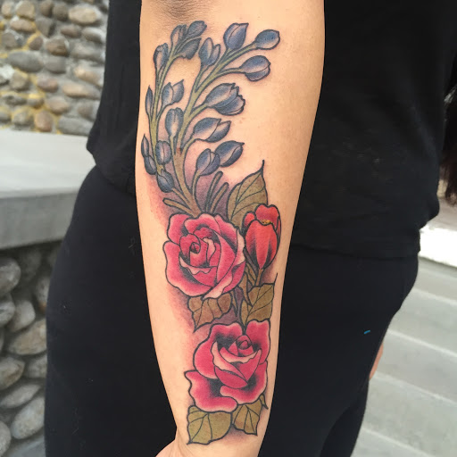 Explore dark sleeve tattoo ideas, creative tattoo ideas in Reno, available at Aces Tattoo