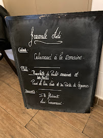 Restaurant Le Cardinal à Maule (le menu)