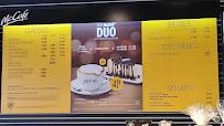 Menu / carte de McDonald's à Ingolstadt