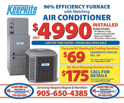 Ontario Home Care Heating & Air Conditioning