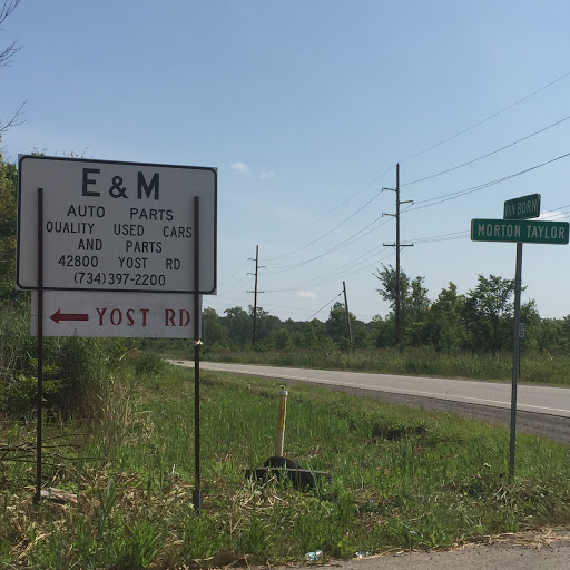 Auto Parts Store «E & M Auto Sales», reviews and photos, 42800 Yost Rd, Canton, MI 48188, USA