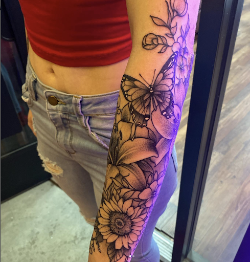 Explore salem tattoo ideas, creative tattoo ideas in Fresno, available at American High Voltage Tattoo