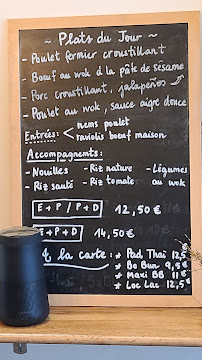 FEEL LING à Paris menu