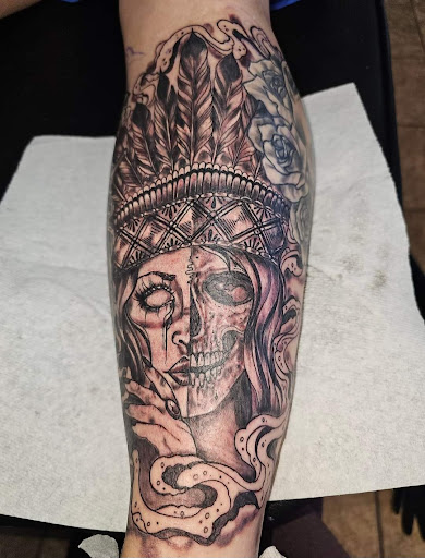 Explore blessed tattoo ideas for females, creative tattoo ideas in Onalaska, available at Rock Bottom Tattoo Studio