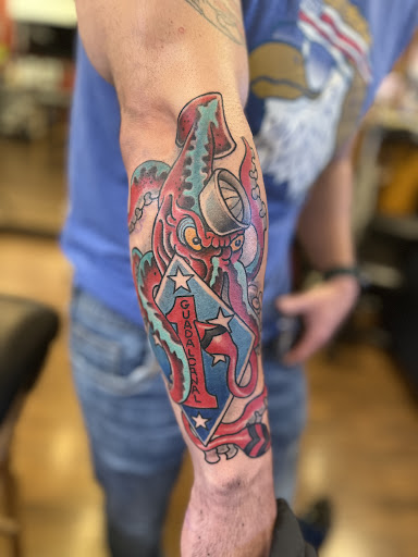 Explore spine tattoo cover up ideas, creative tattoo ideas in Auburn, available at Lighthouse Tattoo Club
