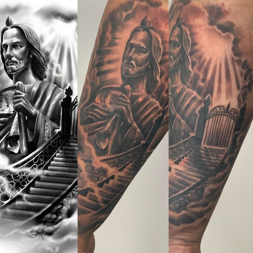 Explore wednesday tattoo ideas, creative tattoo ideas in Fontana, available at Iconiq Tattoo Studio