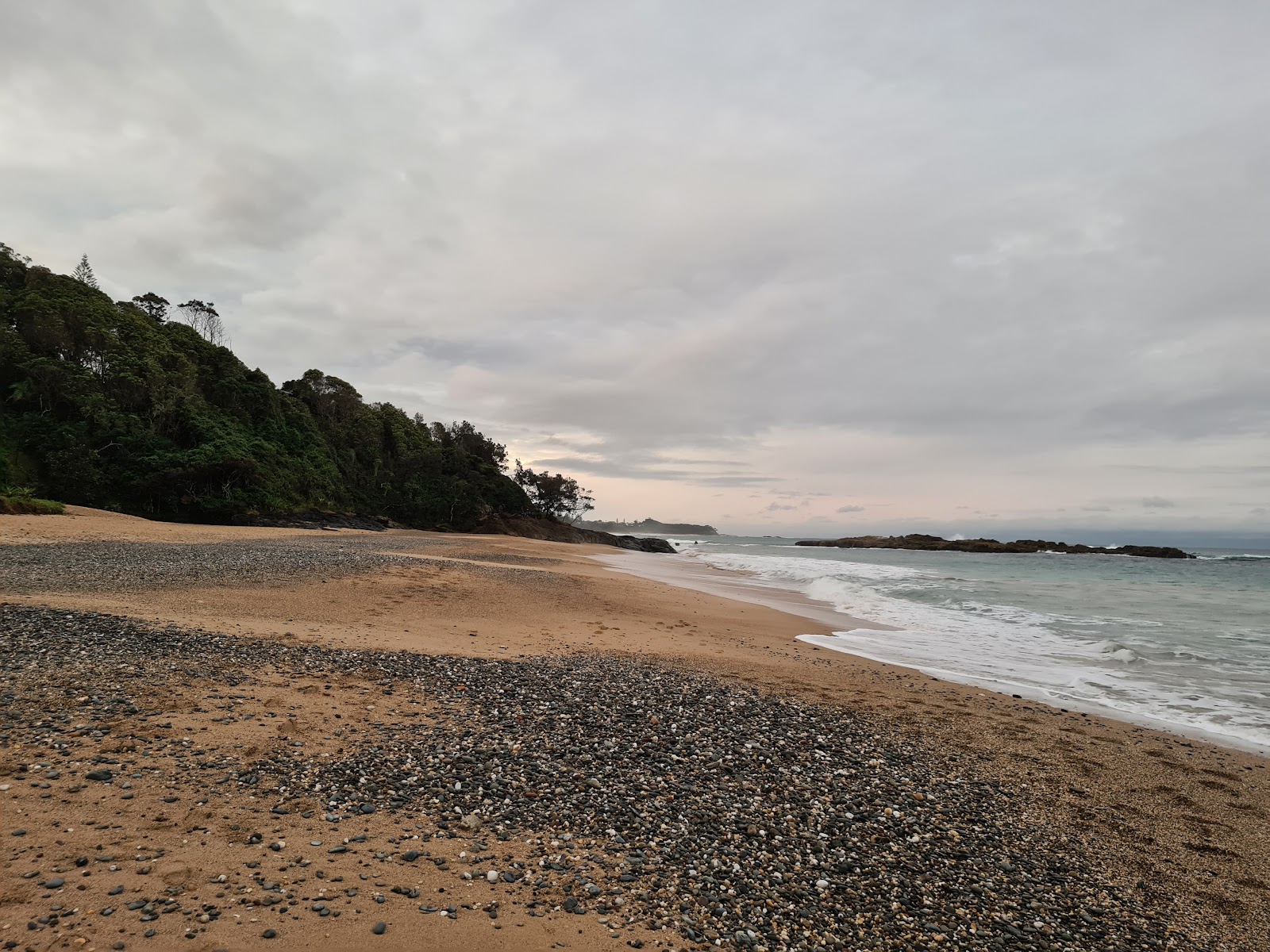 Photo de Korora Beach avec un niveau de propreté de très propre