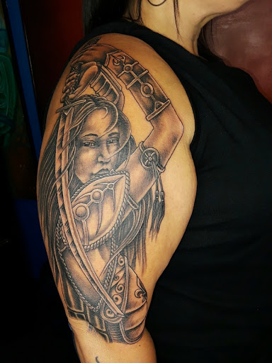 Explore plus size tattoo ideas, creative tattoo ideas in Redding, available at DEADLIFT TATTOO