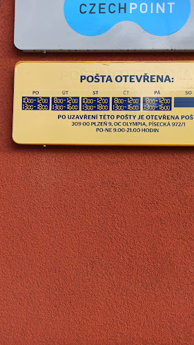 Pošta Plzeň 13 - Kurýrní služba