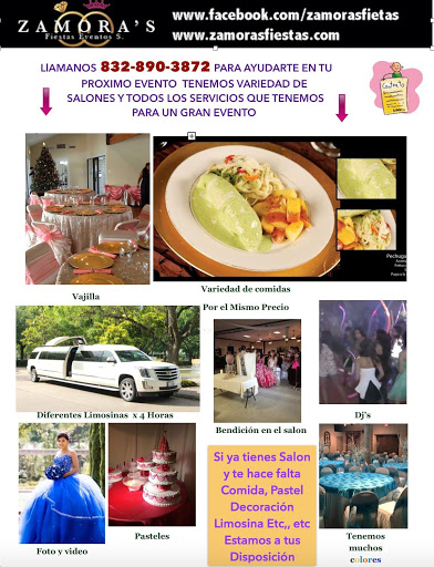 Zamora’s Fiestas Eventos sociales - Servicios para Fiestas en Houston