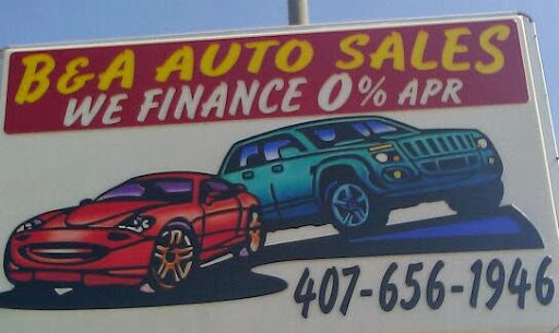 Used Car Dealer «B&A Auto Sales», reviews and photos, 981 9th St, Winter Garden, FL 34787, USA