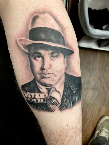 Explore mens angel tattoo ideas, creative tattoo ideas in Sioux Falls, available at Underground Art Studio