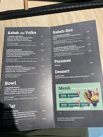 Menu du Neue Dönastie à Stuttgart