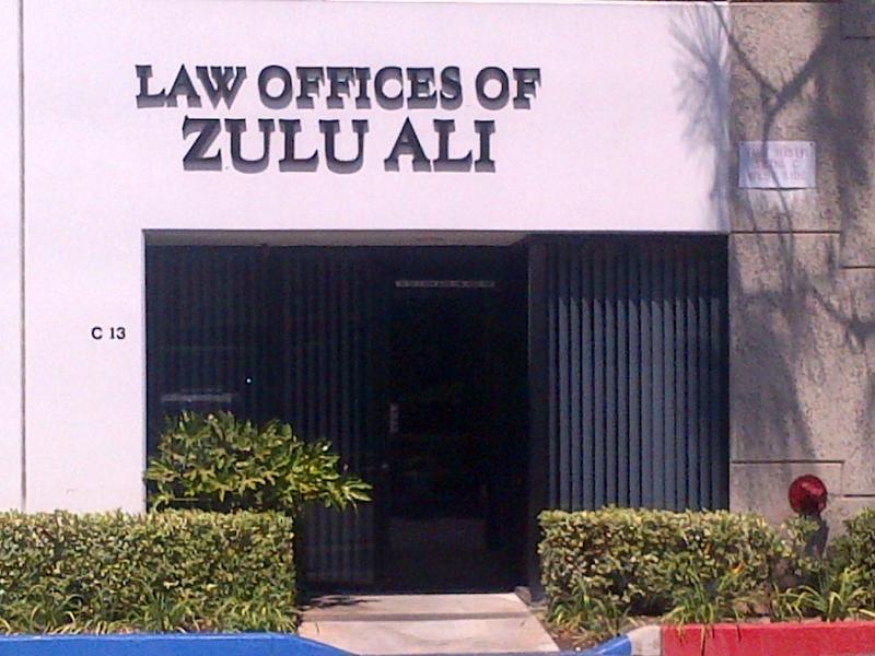 Law Offices of Zulu Ali & Associates, LLP 92504