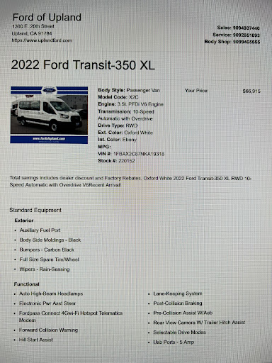 Ford Dealer «Ford of Upland», reviews and photos, 555 W Foothill Blvd, Upland, CA 91786, USA