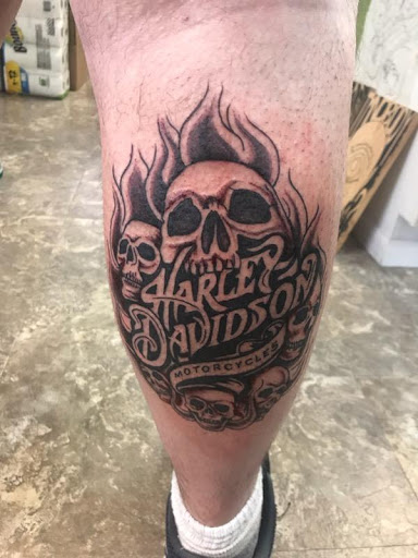 Explore black lab tattoo ideas, creative tattoo ideas in East Moline, available at Painted Monkey Tattoo