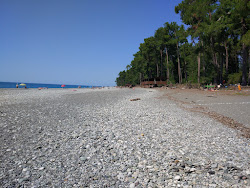 Foto di Kipariska con costa lunga e dritta