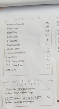 Restaurant endless à Leipzig (le menu)