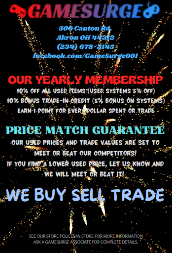 Video Game Store «GameSurge», reviews and photos, 506 Canton Rd, Akron, OH 44312, USA