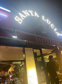 Restaurant Santa Lucia à Villeneuve-Loubet (le menu)