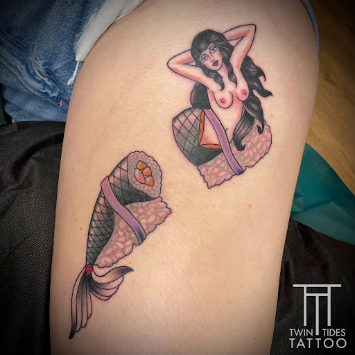 Explore good tattoo ideas for sleeves, creative tattoo ideas in Wappingers Falls, available at Twin Tides Tattoo