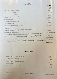 Menu du Chez Cherif à Quart