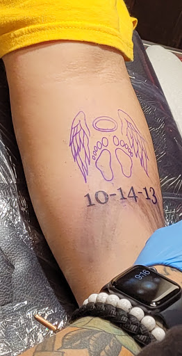 Explore tattoos ideas on back, creative tattoo ideas in Odessa, available at Evil Ink Tattoo