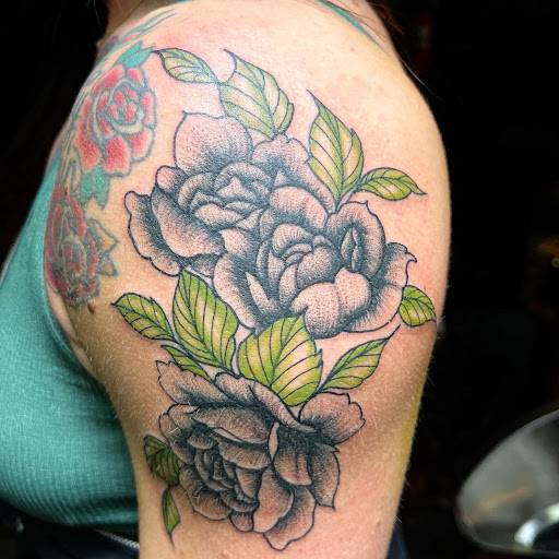 Explore left hand tattoo ideas, creative tattoo ideas in Ozark, available at ChrisPeckTattoos