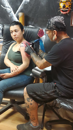 Explore heart attack tattoo ideas, creative tattoo ideas in Los Angeles, available at Balam Tattoo Studio