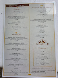 Menu / carte de Ristorante Girasole à Lazise