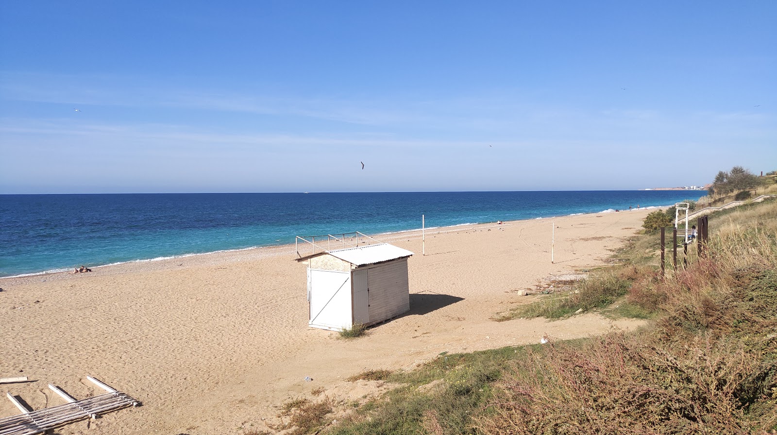 Photo of Lyubimovka beach with spacious shore